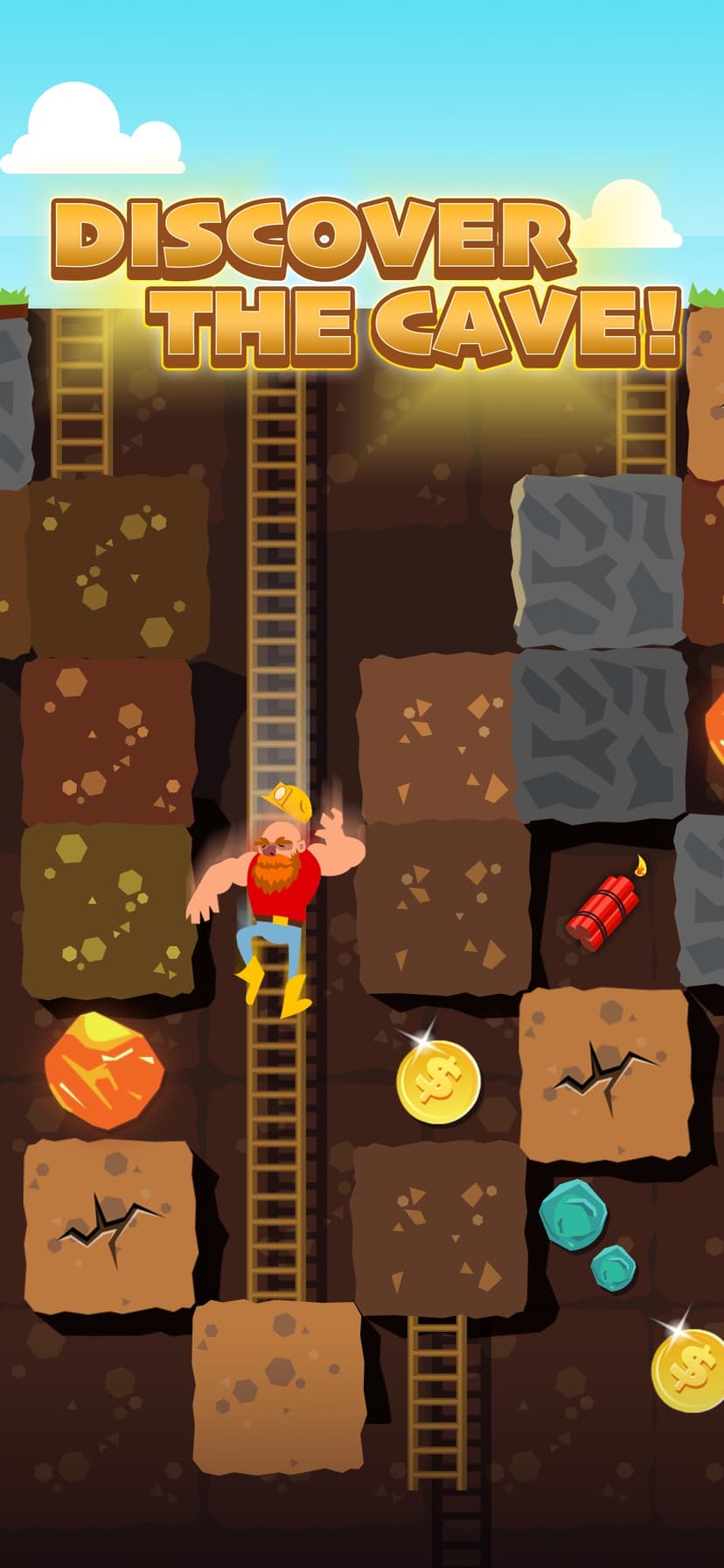 Gold Digger FRVR - Deep Mining screenshot 1 - screenshot