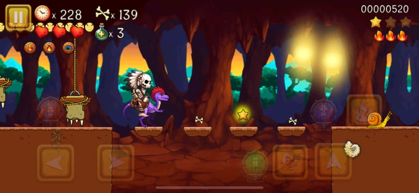 Super Tribe Boy: Dino Run screenshot 4 - screenshot