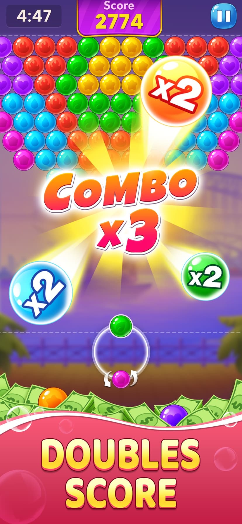 Bubble Clash: Win Real Cash screenshot 5 - screenshot