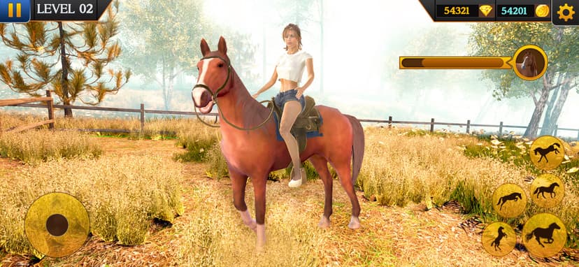 Horse riding animal simulator screenshot 1 - screenshot