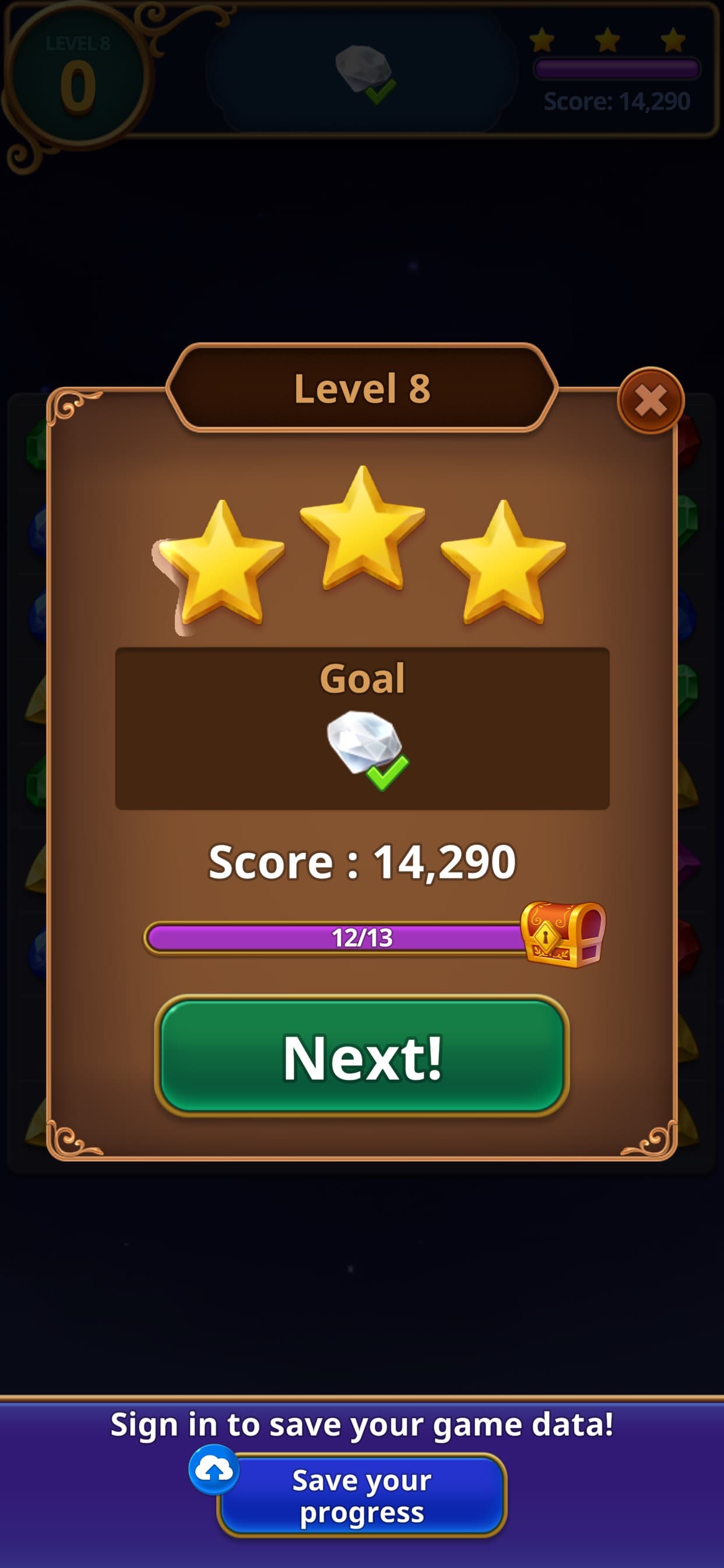 Jewels Magic : King’s Diamond screenshot 3 - screenshot