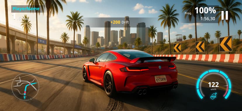 Nitro Rush: Car Racing Game screenshot 1 - screenshot