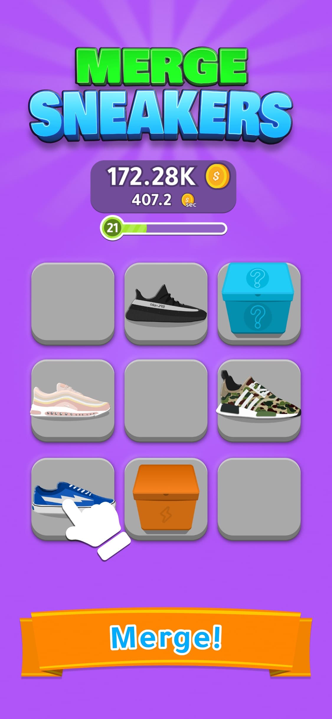 Merge Sneakers - Sneaker Game! screenshot 1 - screenshot
