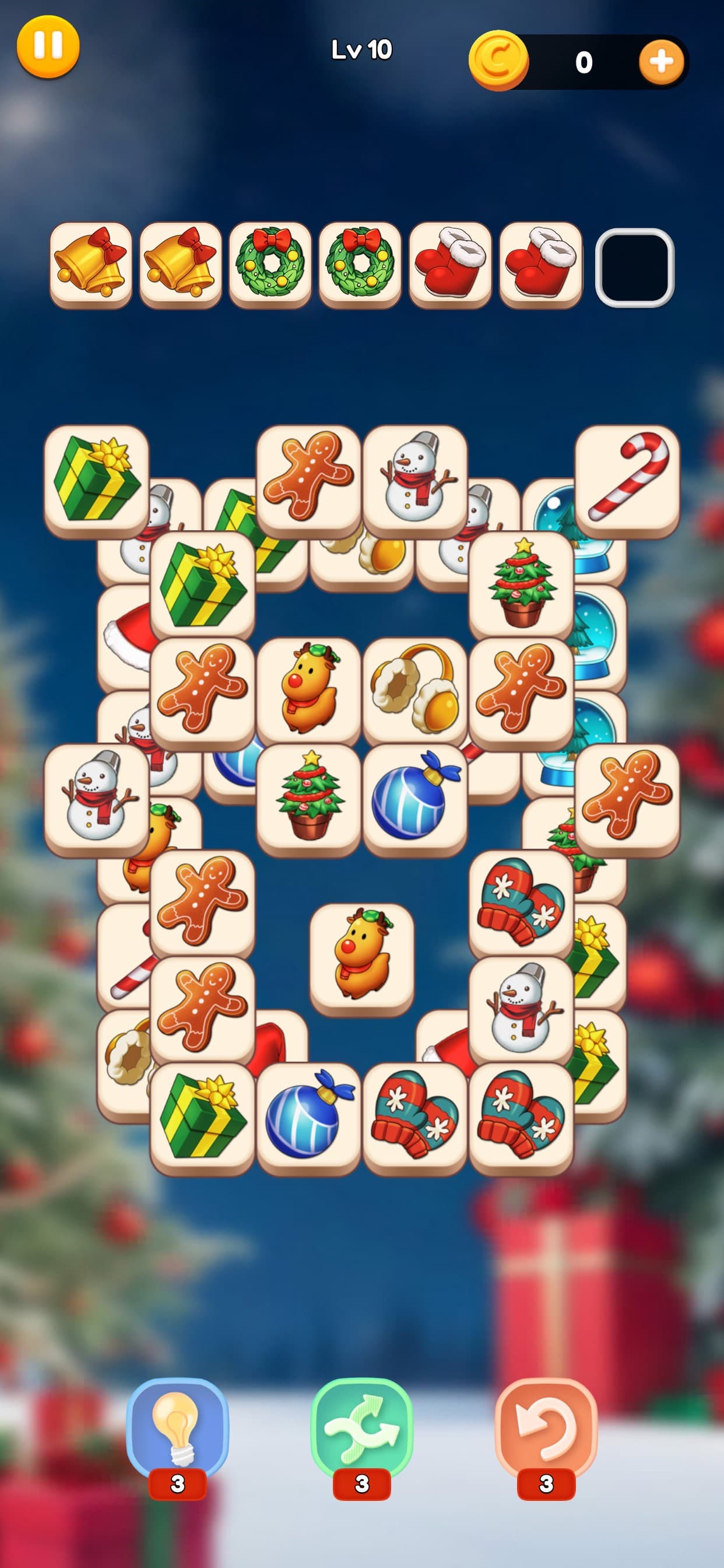 Christmas Mahjong Match Game screenshot 5 - screenshot