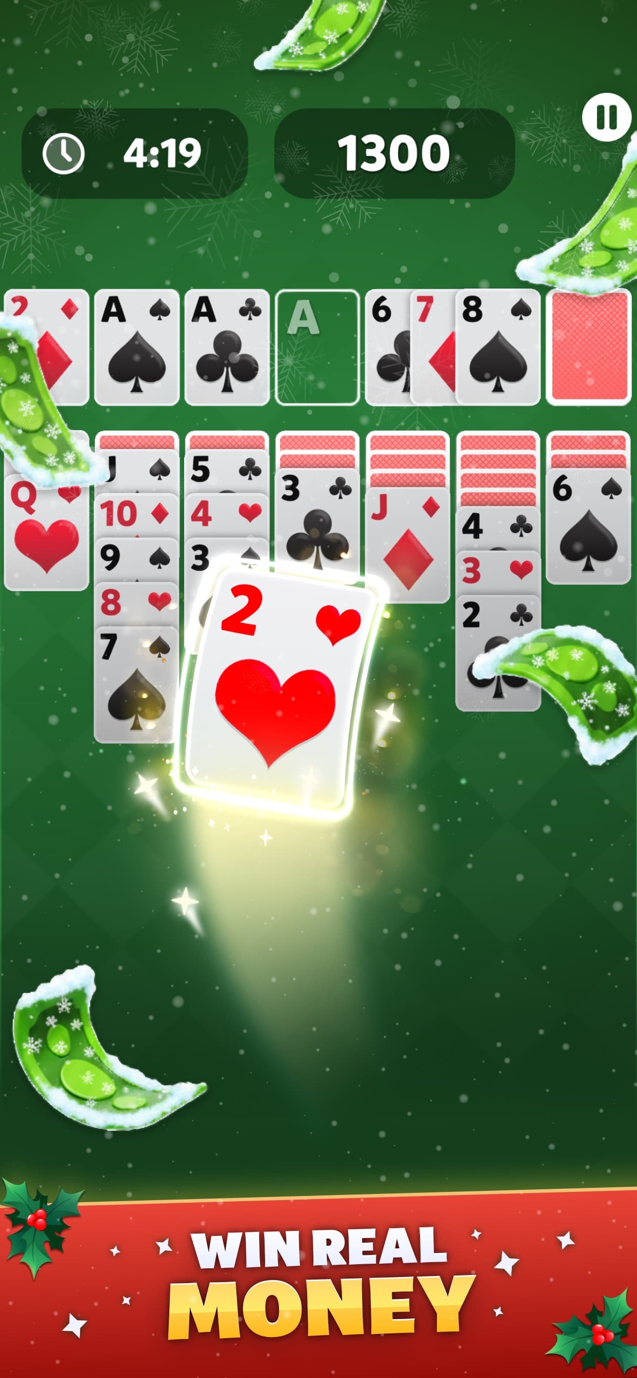 Solitaire - Win Cash screenshot 1 - screenshot