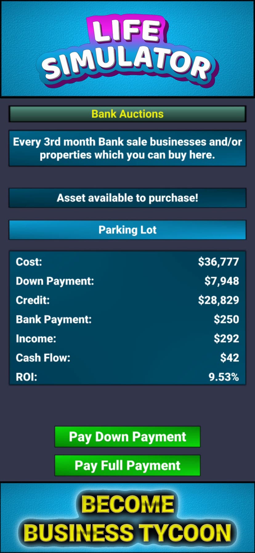 Life Simulator - Business Game screenshot 5 - screenshot