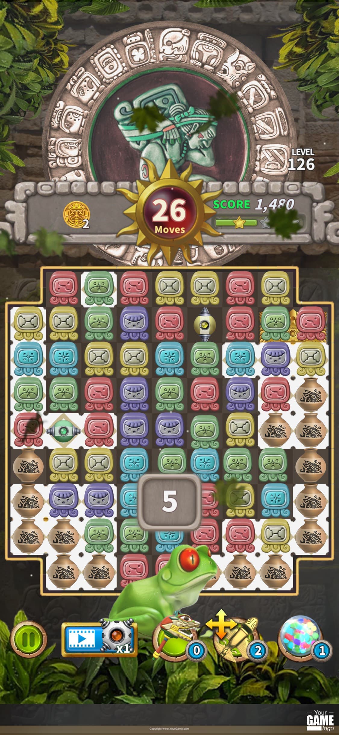 Glyph of Maya Match 3 Puzzle screenshot 1 - screenshot