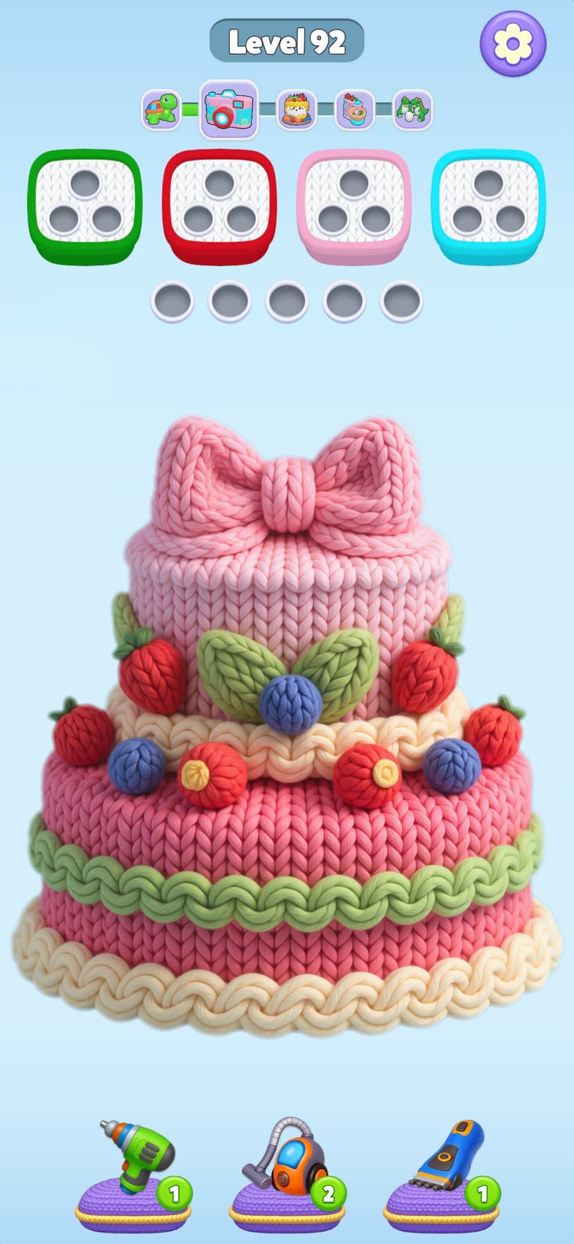 Wool Saga 3D - Knit Jam Puzzle screenshot 2 - screenshot