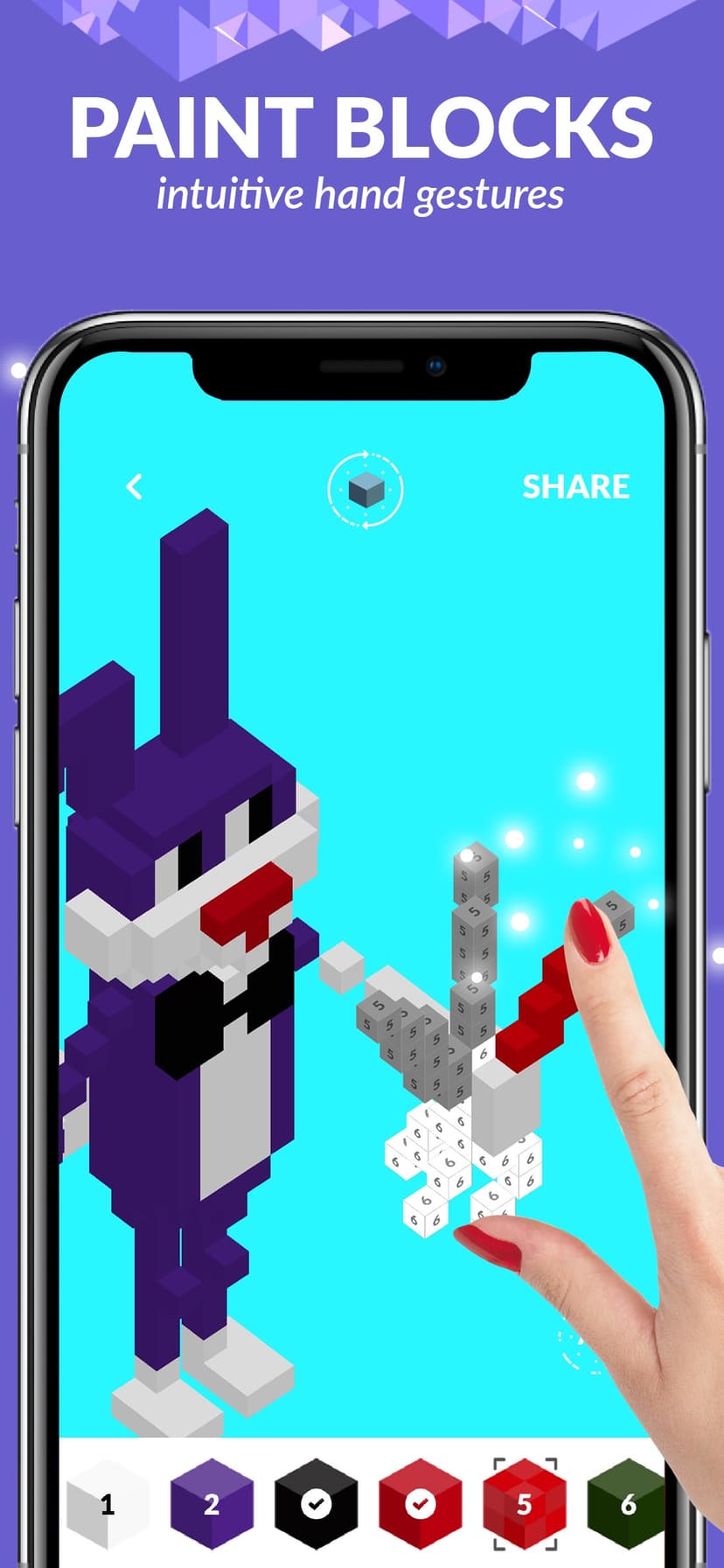 3d Voxel Art: Color by Number screenshot 3 - screenshot