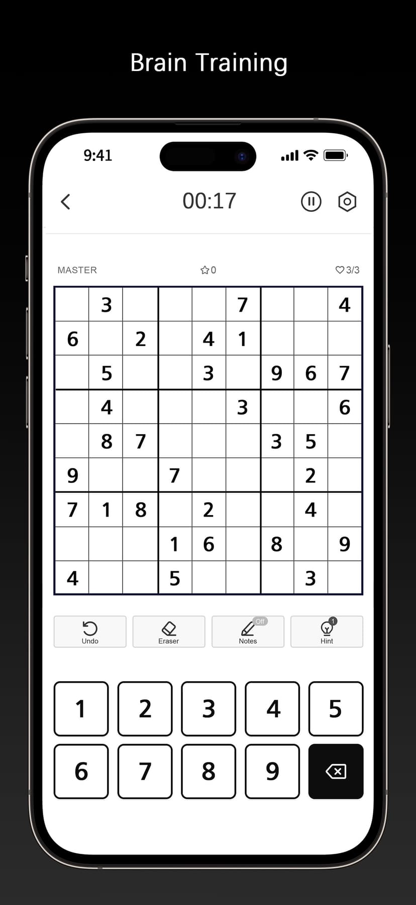Sudoku Master！ screenshot 2 - screenshot
