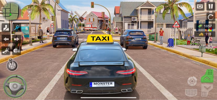Radio Taxi Driving Game 2021 screenshot 1 - screenshot