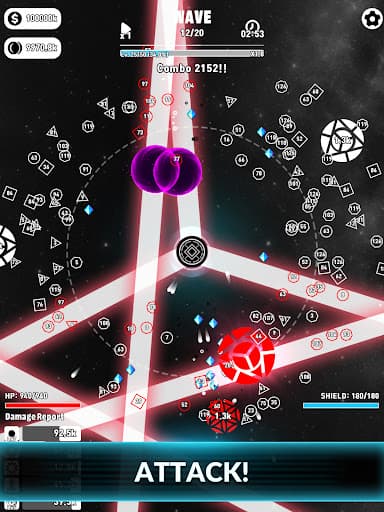 Geometry Cannon : Idle Defense screenshot 13 - screenshot