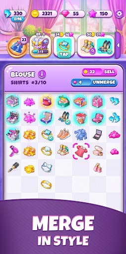 Merge Design: Puzzle & Fashion screenshot 5 - screenshot