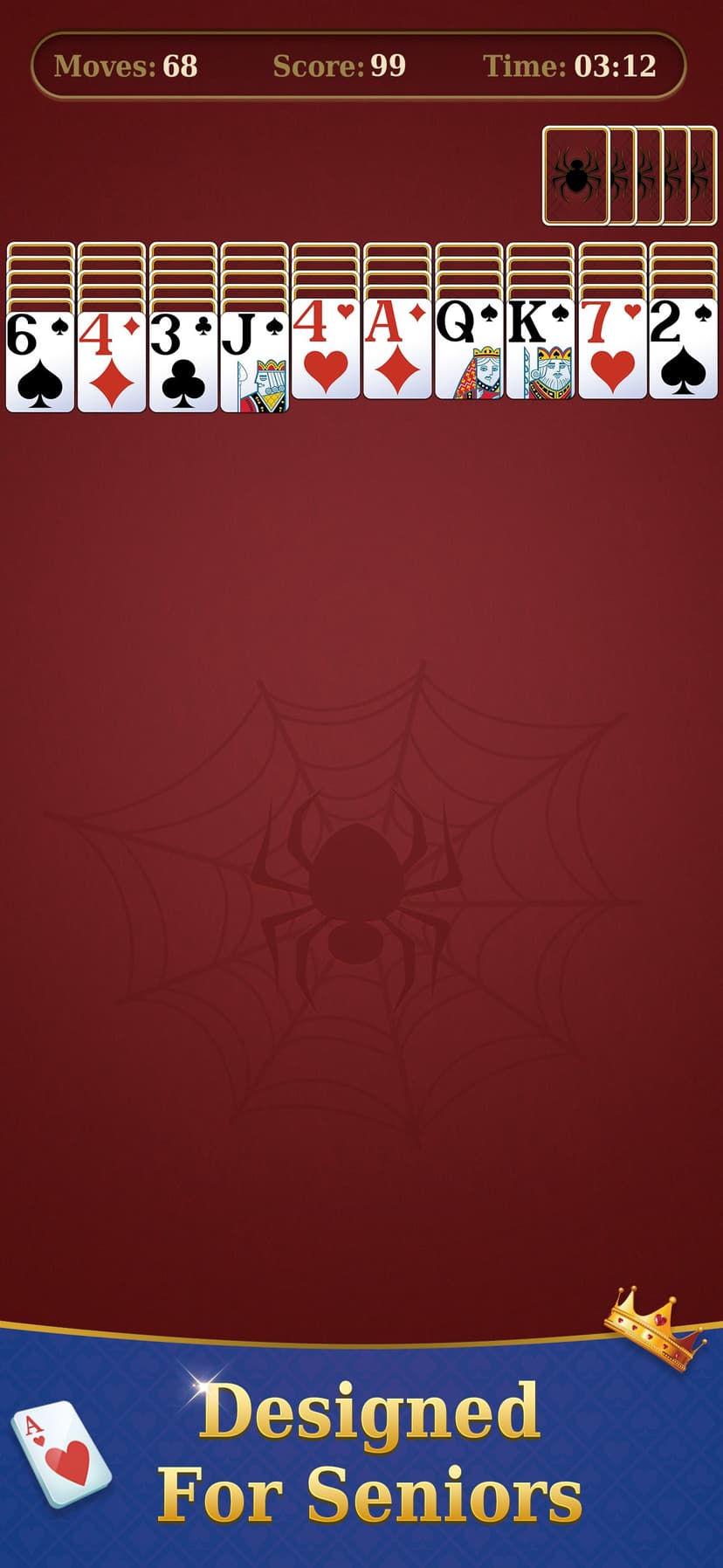 Spider Solitaire-Puzzle trip screenshot 3 - screenshot