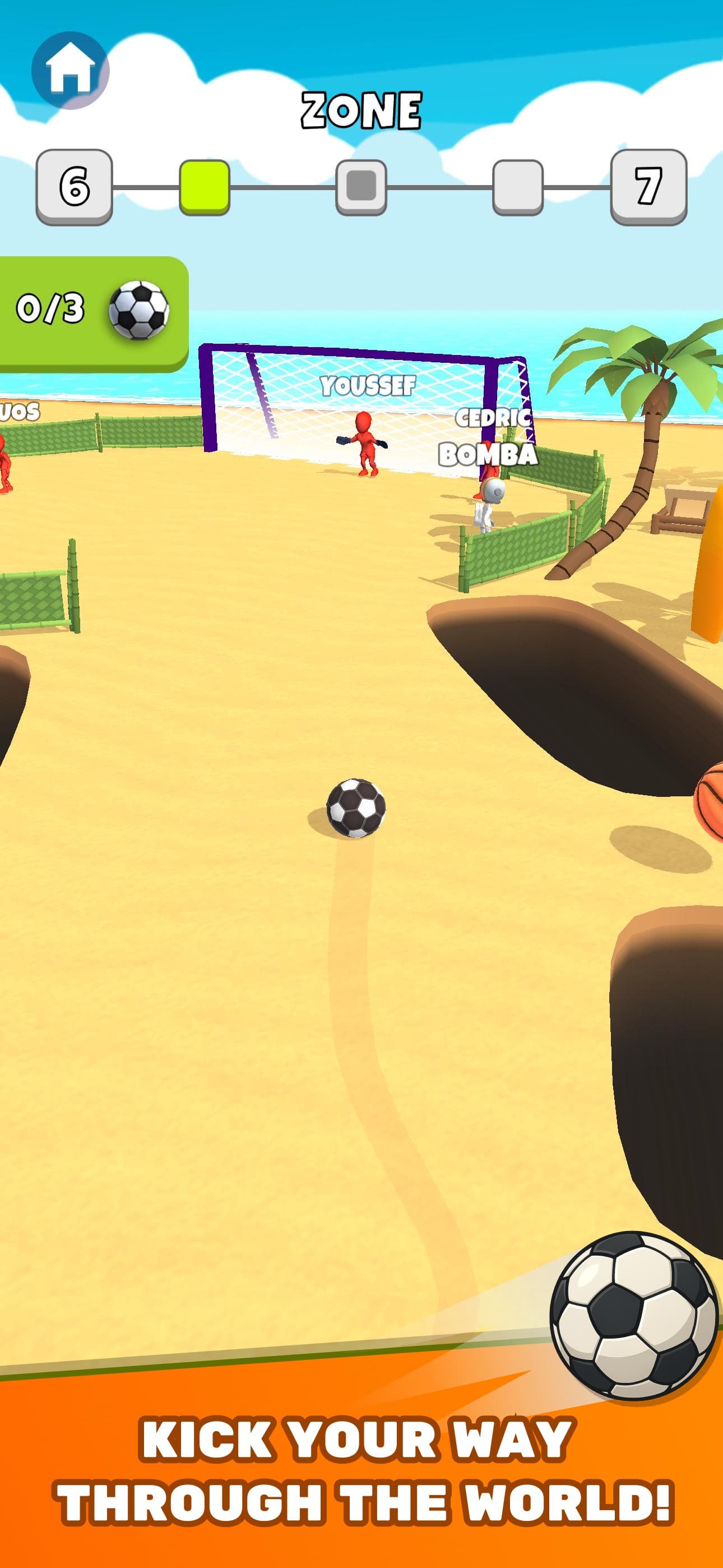 Crazy Kick! Fun Football game screenshot 2 - screenshot