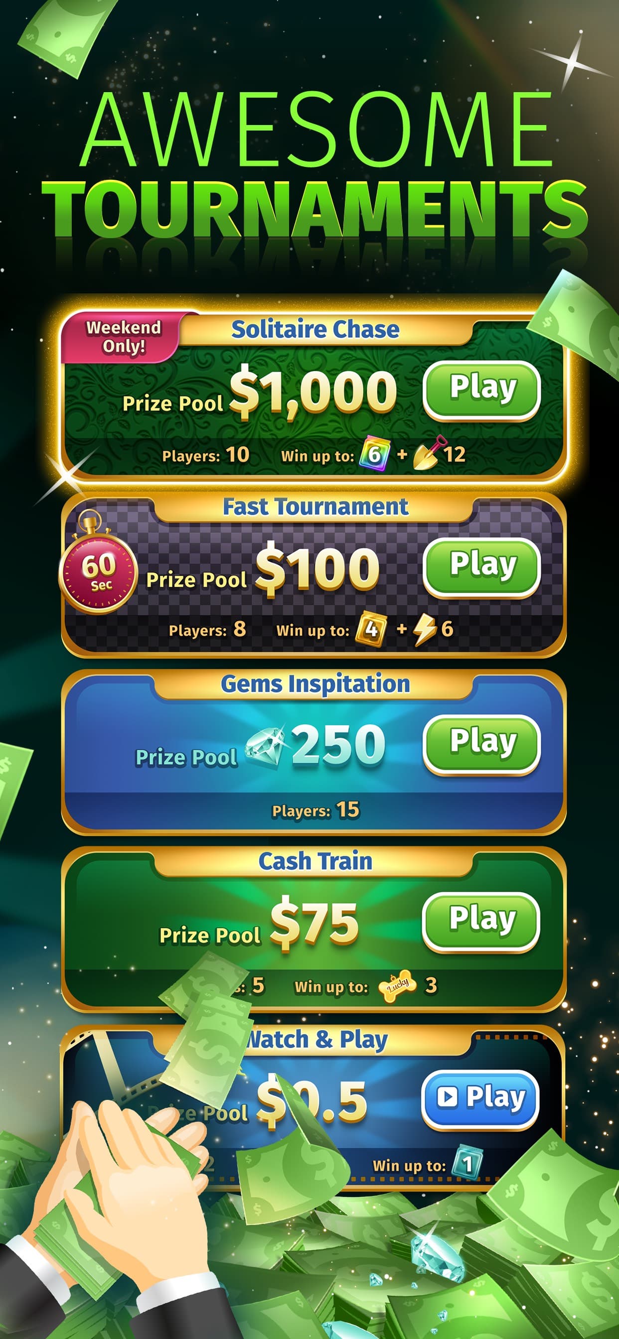 Solitaire Stash: Win Real Cash screenshot 3 - screenshot