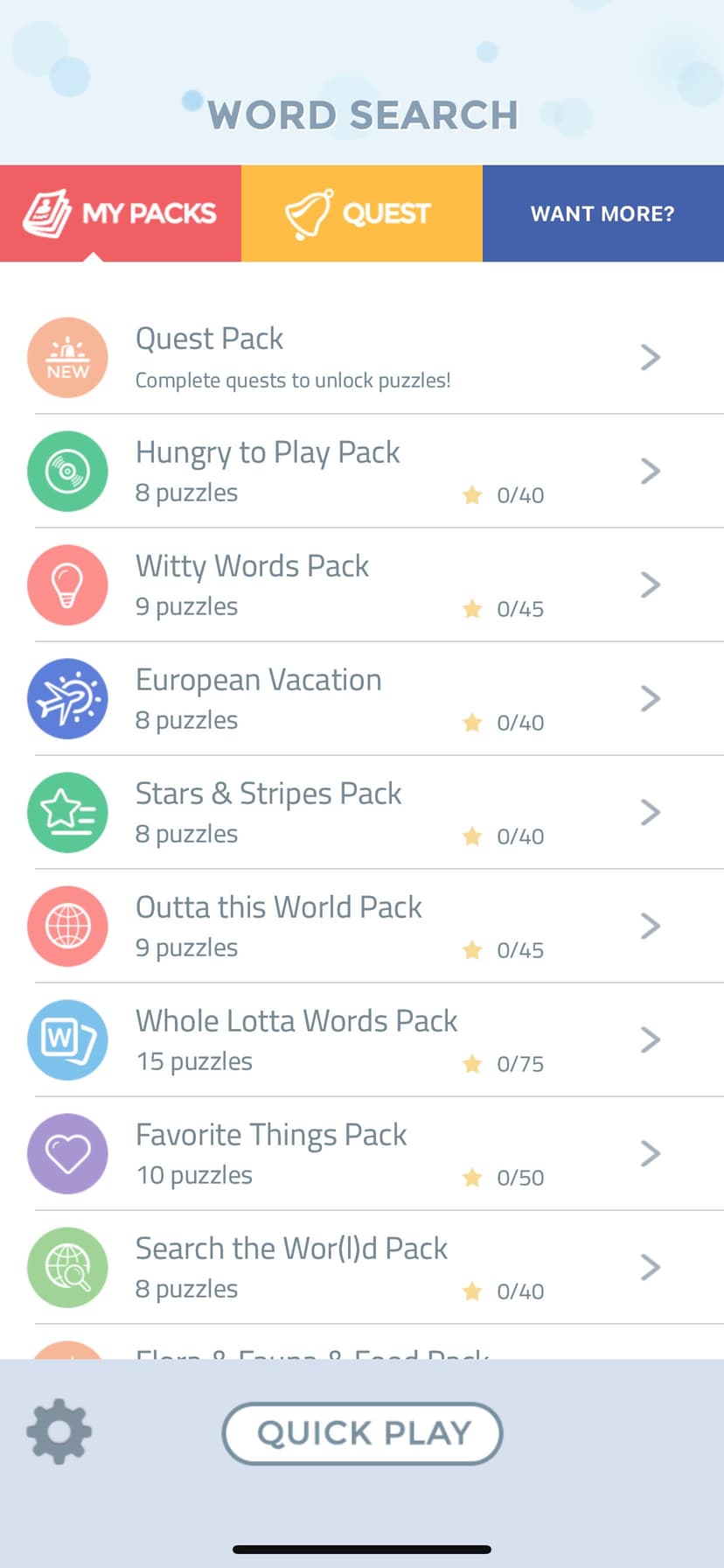 Word Search Puzzles screenshot 1 - screenshot
