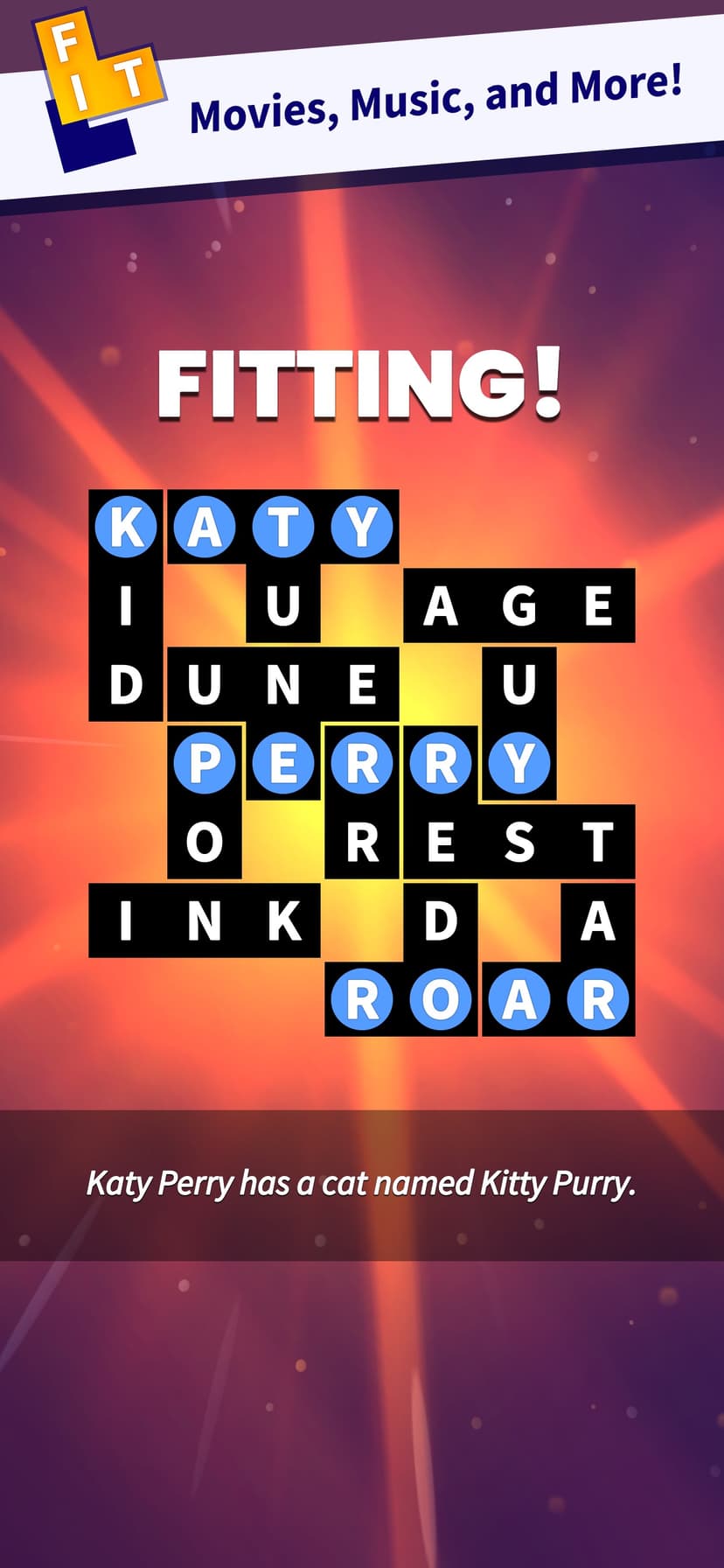 Flow Fit - Word Puzzle screenshot 2 - screenshot