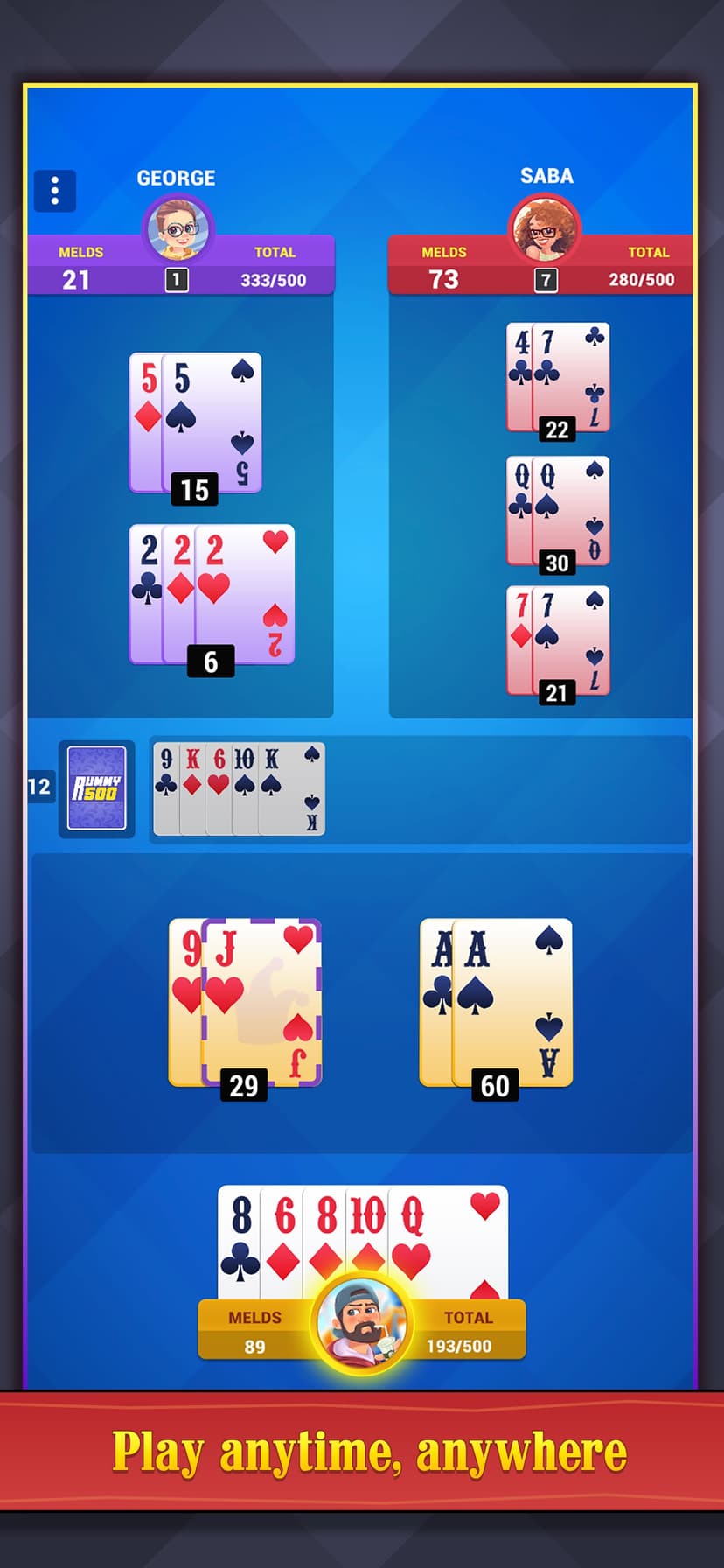 Rummy 500! screenshot 2 - screenshot