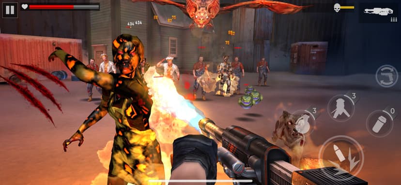 Fire Apocalypse: Zombie Games screenshot 4 - screenshot