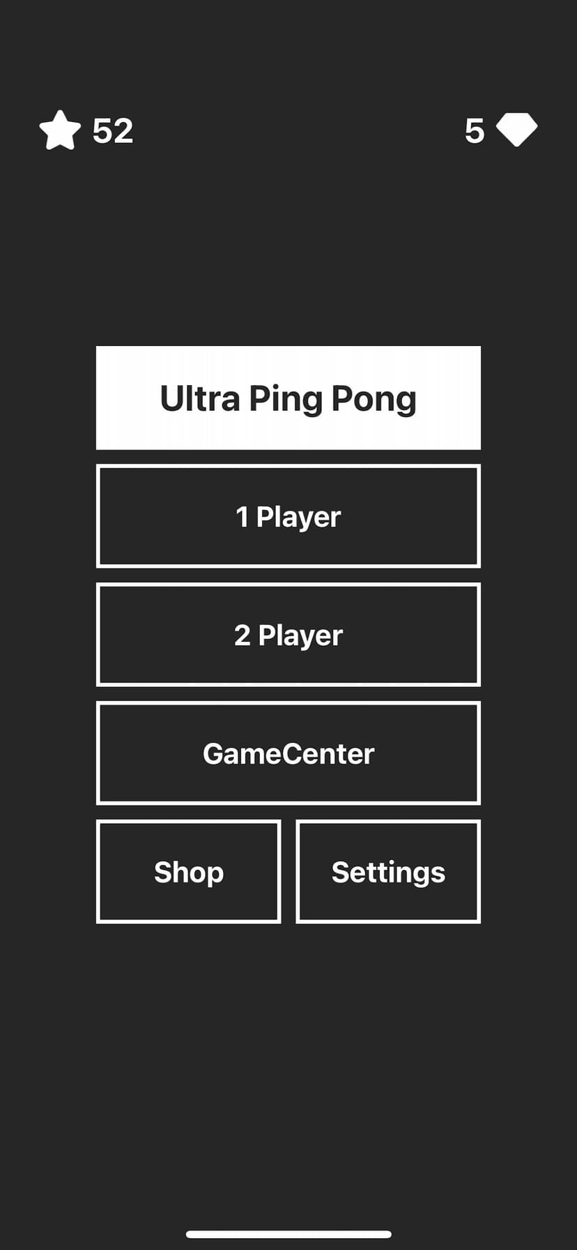Ultra Ping Pong screenshot 1 - screenshot
