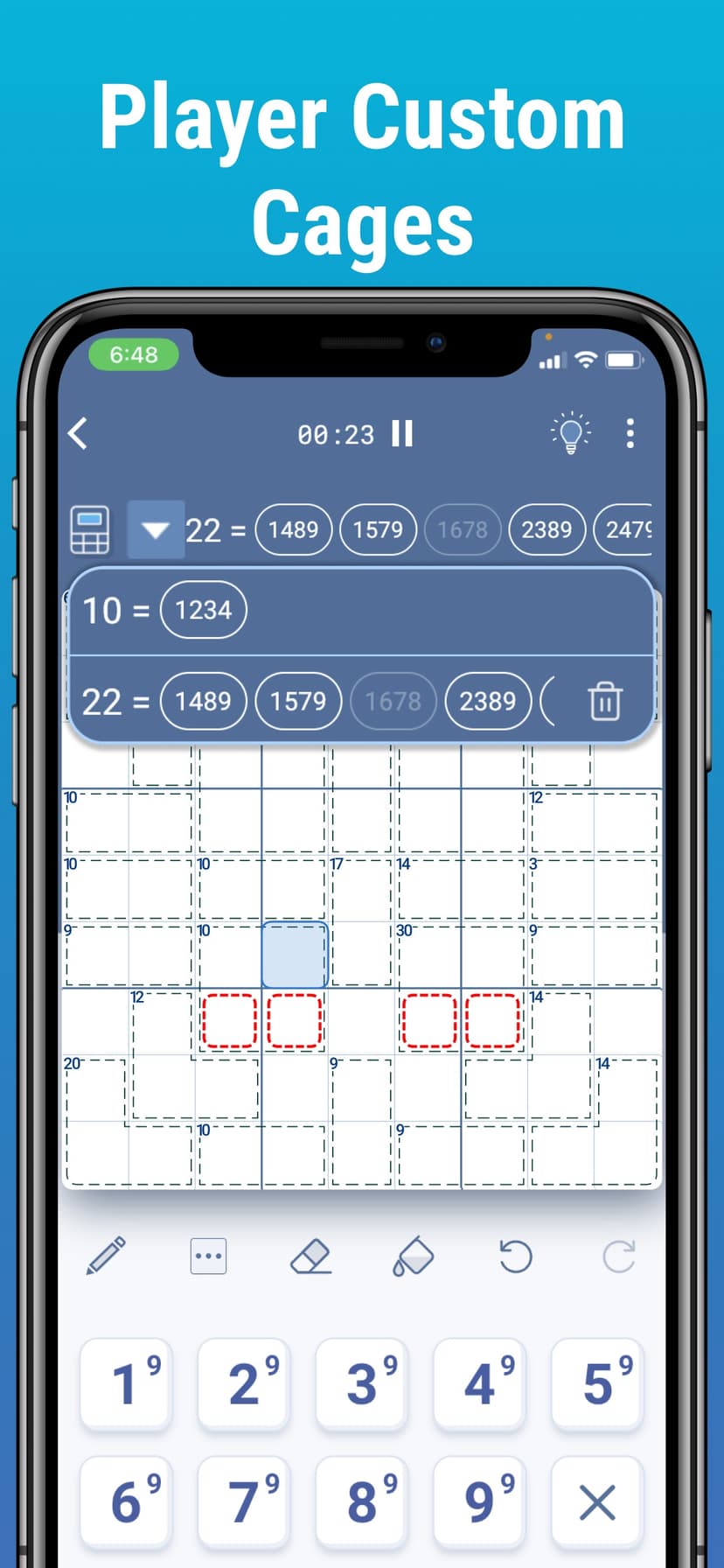 Killer Sudoku by Logic Wiz screenshot 4 - screenshot