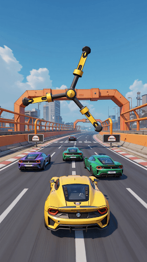 Extreme Car Rush: Mega Ramp 3D screenshot 1 - screenshot