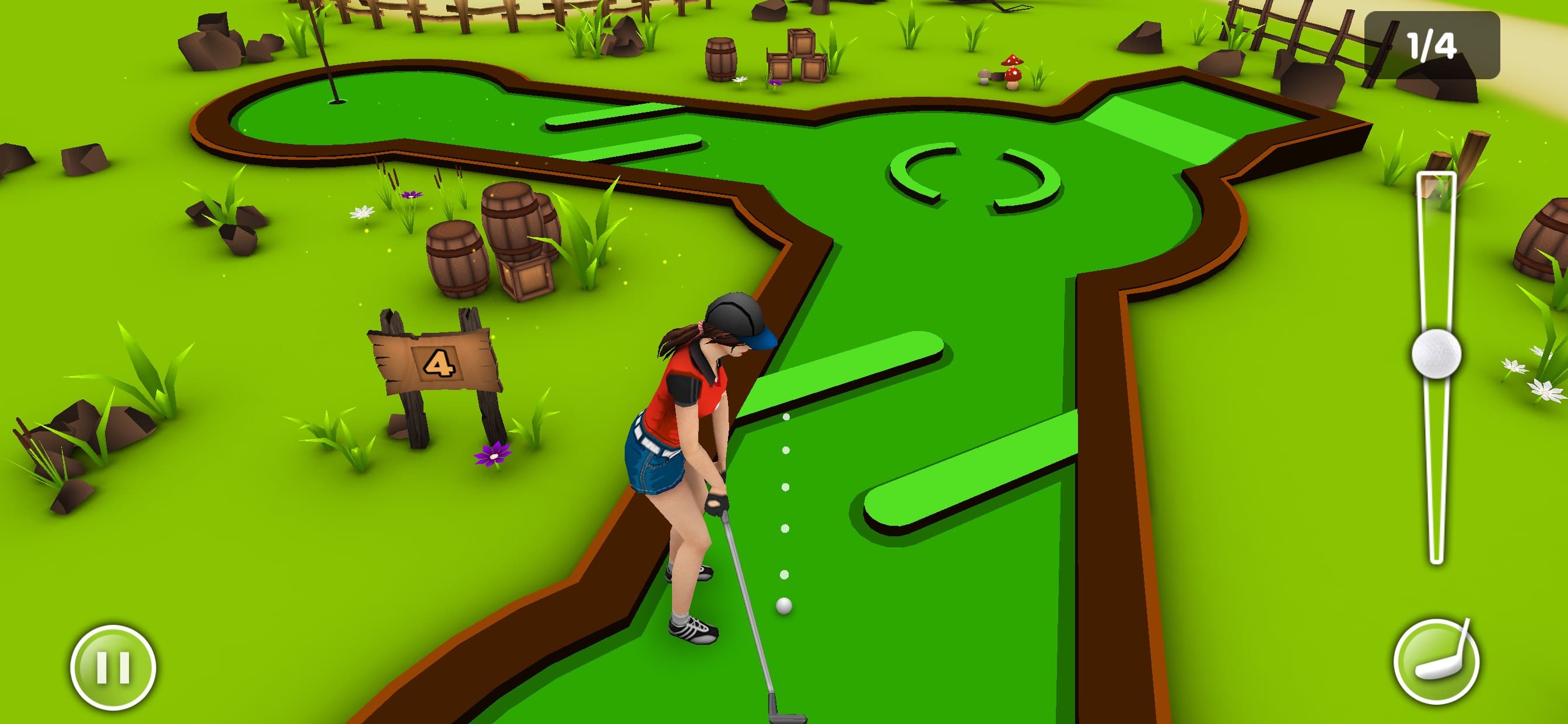 Mini Golf Game 3D screenshot 1 - screenshot