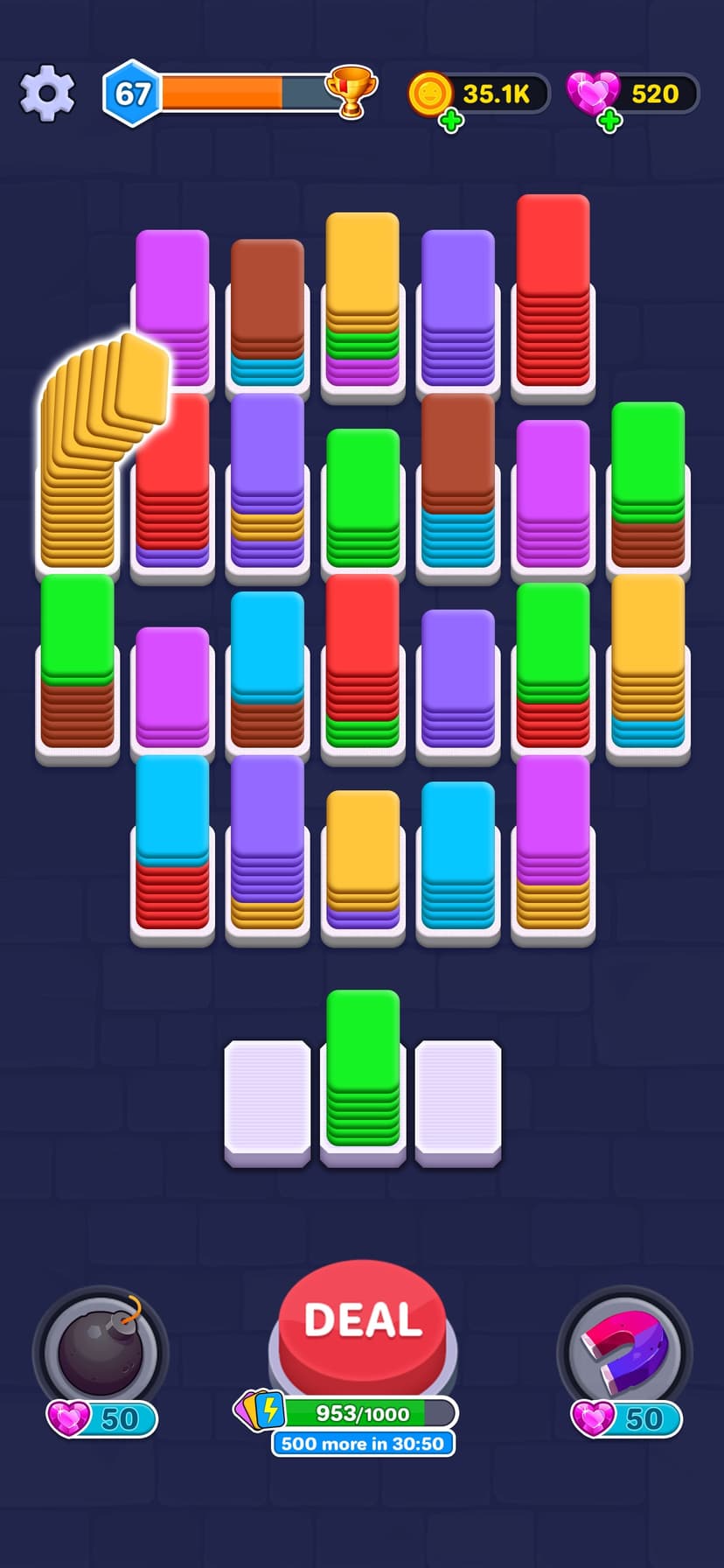 Card Shuffle: Color Sorting 3D screenshot 5 - screenshot