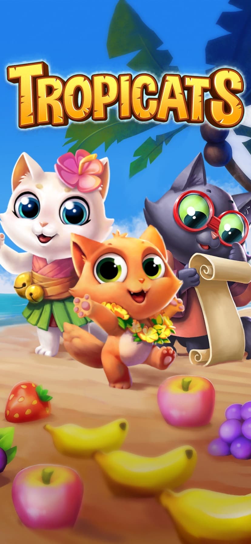 Tropicats: Match 3 Puzzle Game screenshot 5 - screenshot