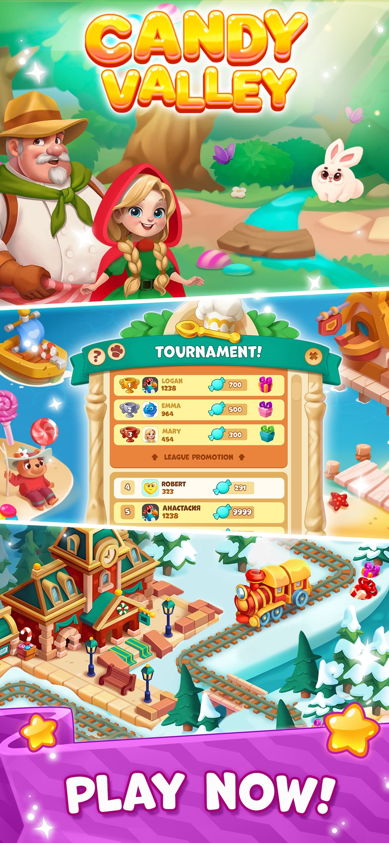 Candy Valley - Match 3 Puzzle screenshot 4 - screenshot