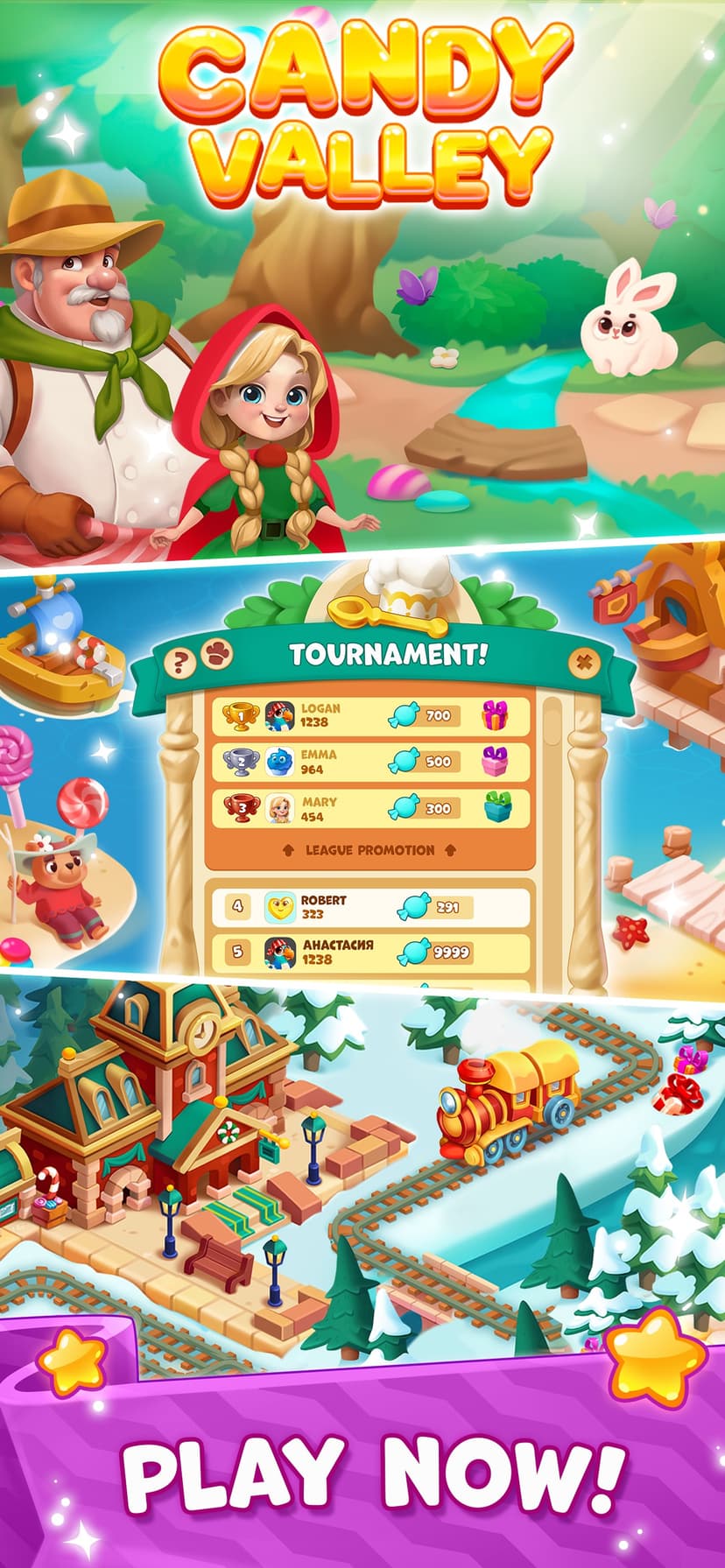 Candy Valley - Match 3 Puzzle screenshot 4 - screenshot