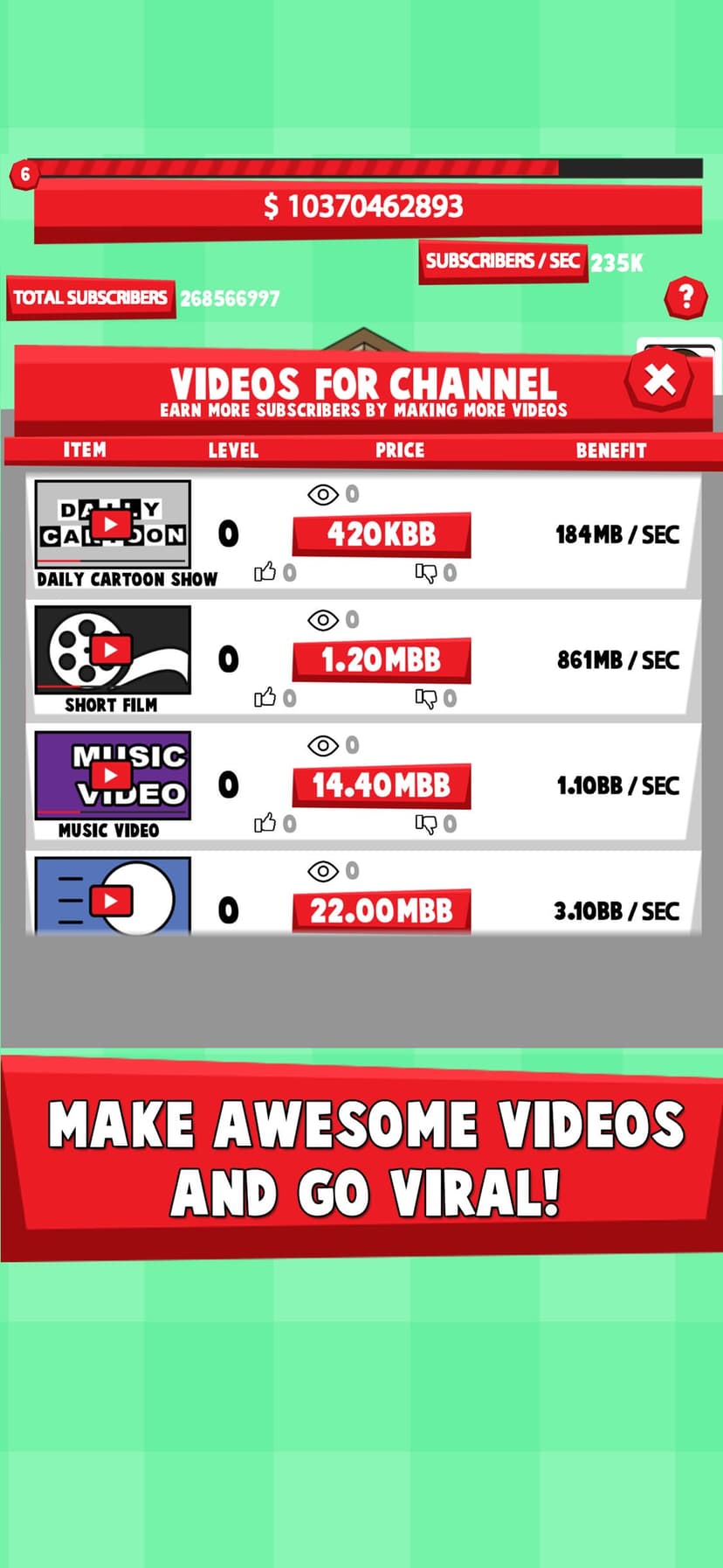Tube Tycoon Simulator - Tapper screenshot 3 - screenshot