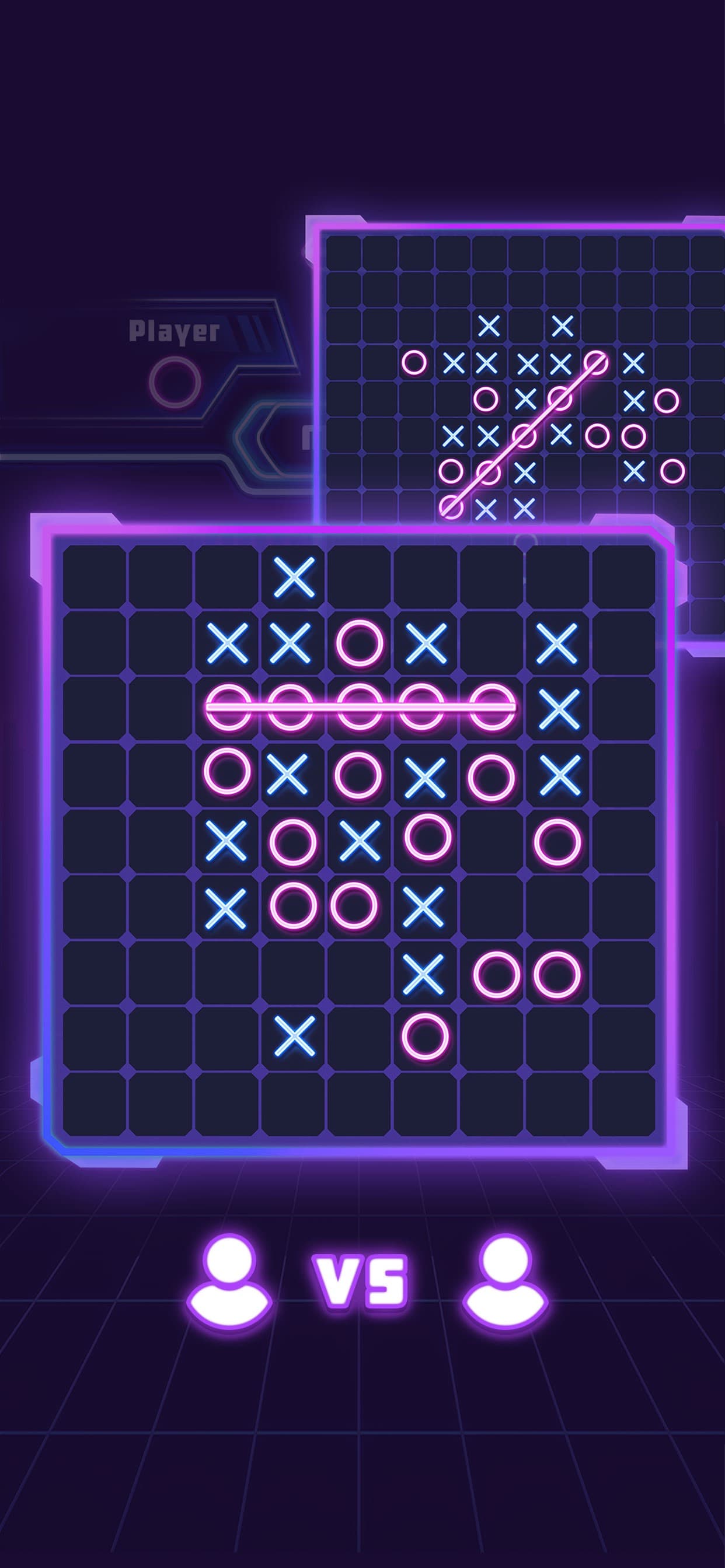 Tic Tac Toe 2 Player: XO Glow screenshot 5 - screenshot