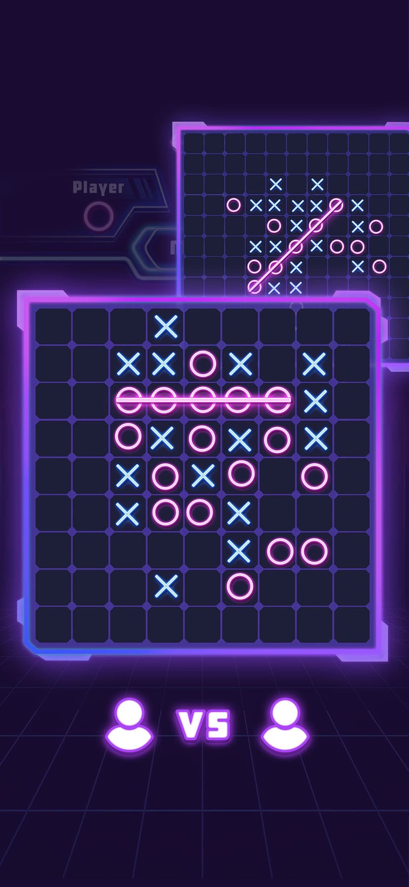 Tic Tac Toe 2 Player: XO Glow screenshot 5 - screenshot