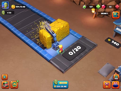 Idle Zombie Miner: Gold Tycoon screenshot 23 - screenshot