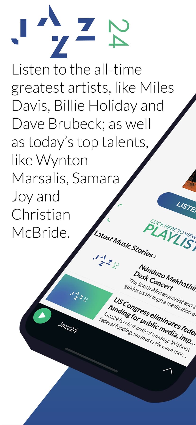 Jazz24: World Class Jazz Radio screenshot 1 - screenshot