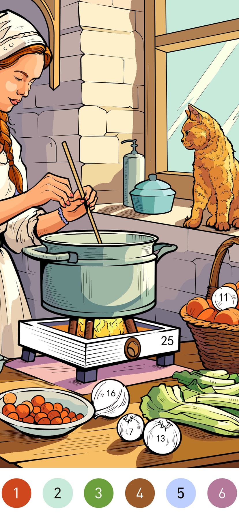 Granny Color By Number Game screenshot 6 - screenshot
