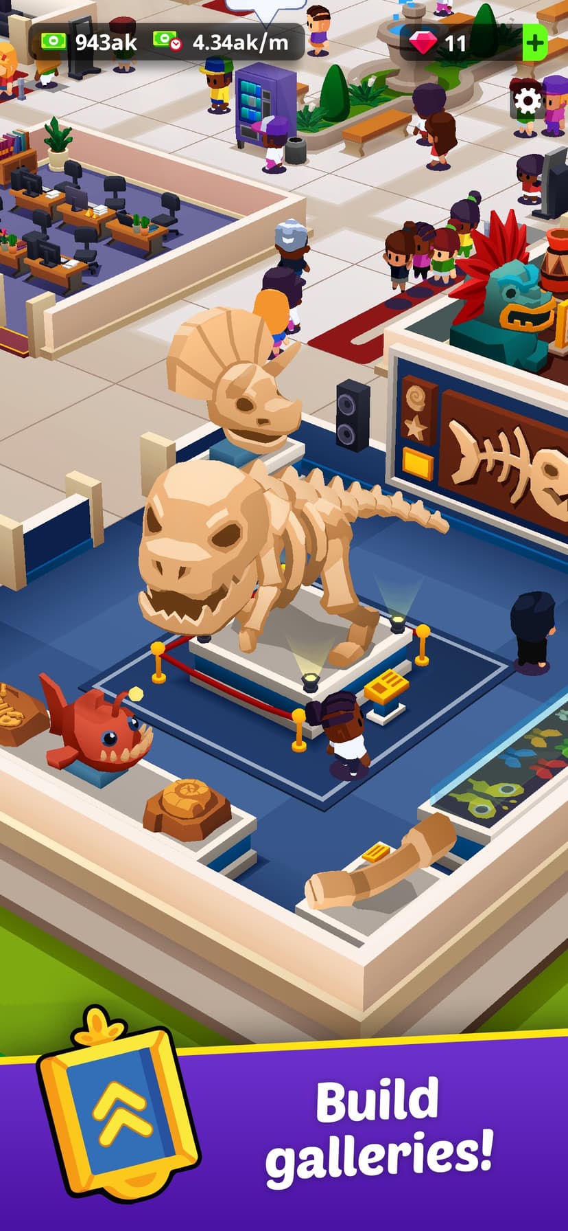 Idle Museum Tycoon: Art Empire screenshot 1 - screenshot
