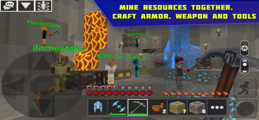 Planet of Cubes Craft and Mine screenshot 3 - screenshot