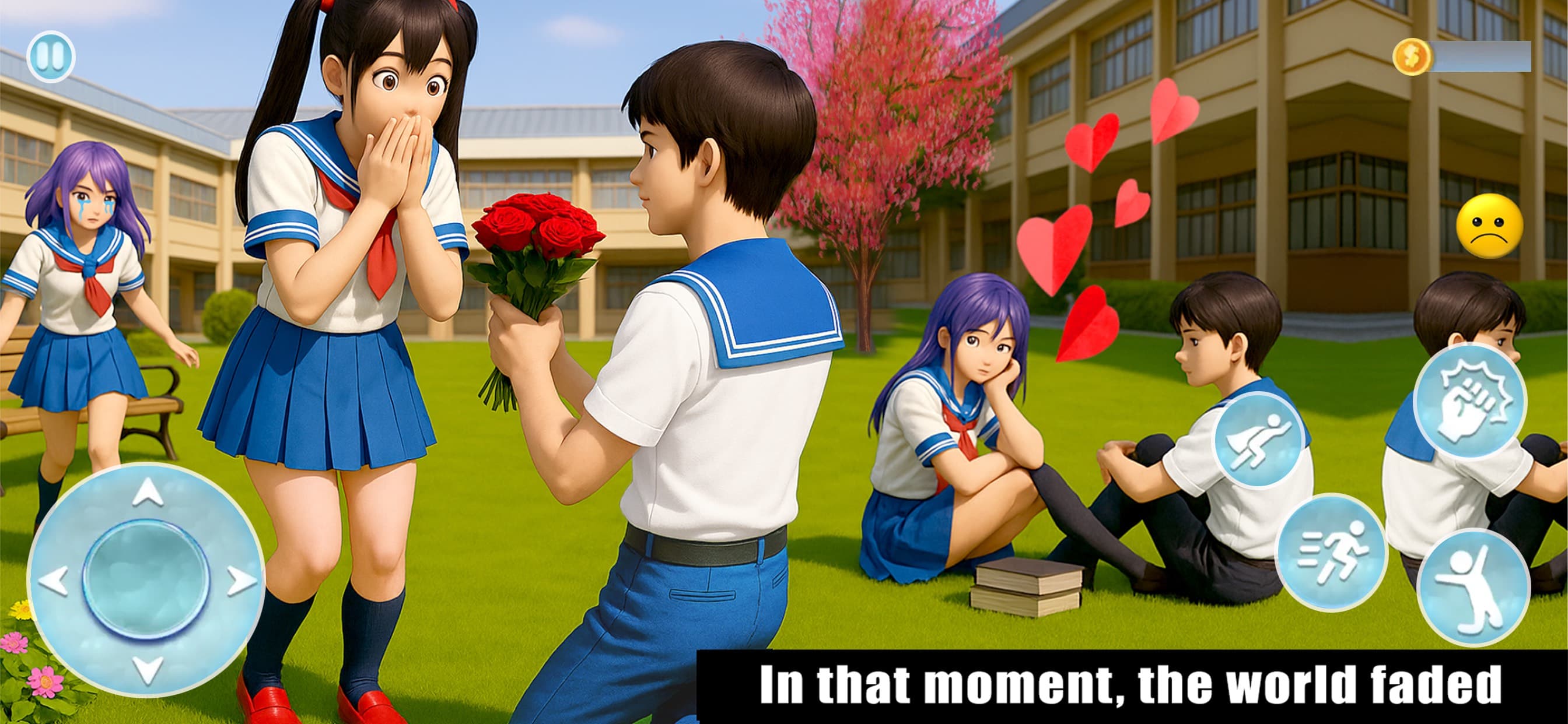 Love Story High School Days 3D screenshot 1 - screenshot