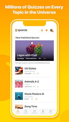 Sporcle : Play Trivia Quizzes screenshot 1 - screenshot