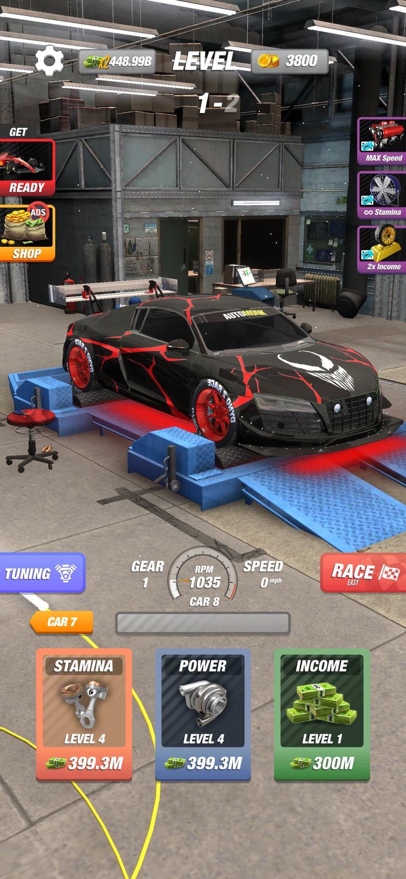 Dyno 2 Race - Car Tuning screenshot 1 - screenshot