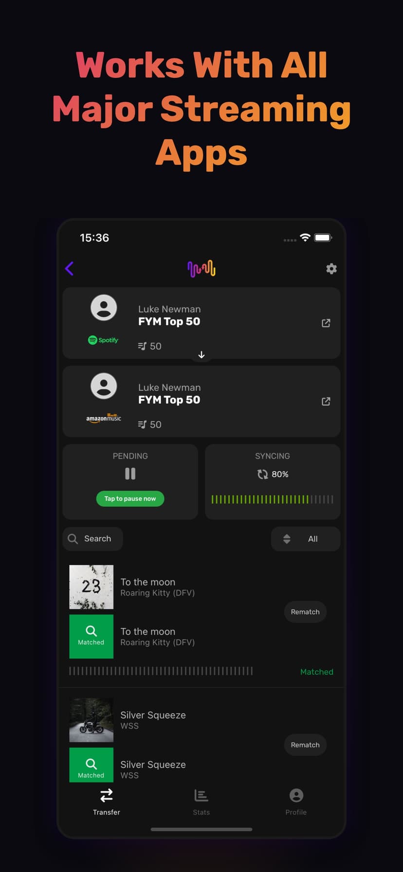 FreeYourMusic: Move Playlists screenshot 3 - screenshot
