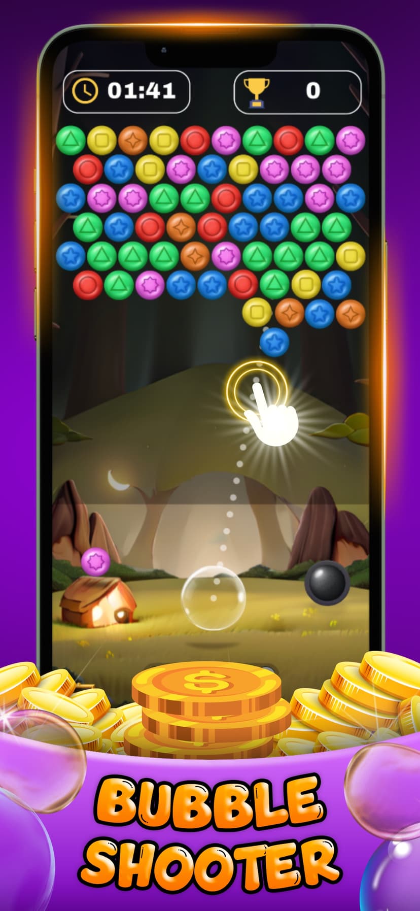 Win Real Prizes Bubble Shooter screenshot 1 - screenshot