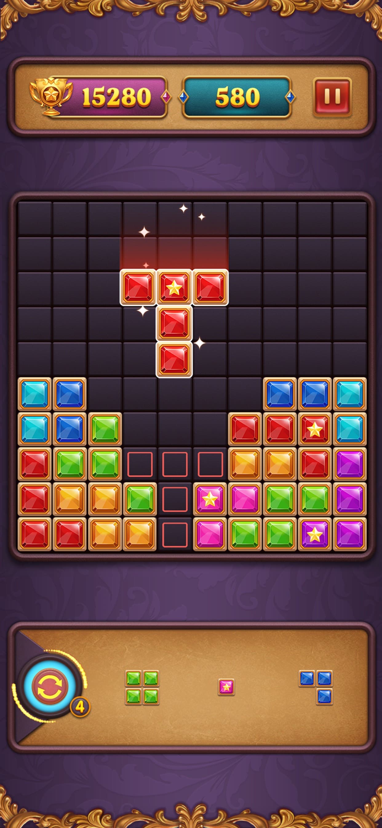 Block Puzzle: Diamond Star screenshot 1 - screenshot