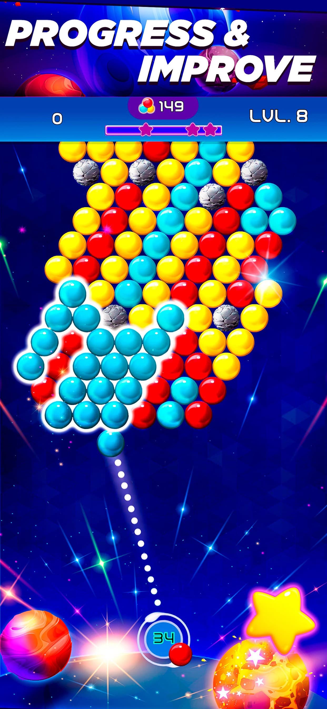 Bubble Shooter Arcadia screenshot 3 - screenshot