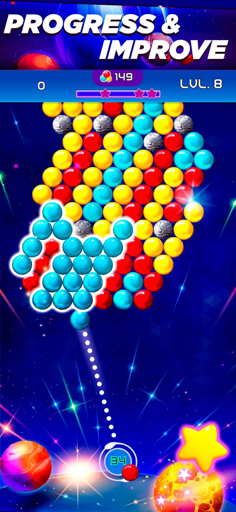 Bubble Shooter Arcadia screenshot 3 - screenshot