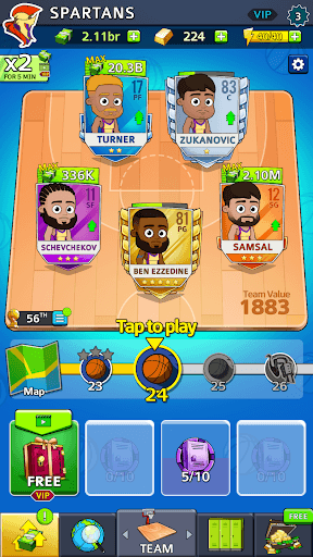 Idle Five Basketball tycoon screenshot 3 - screenshot