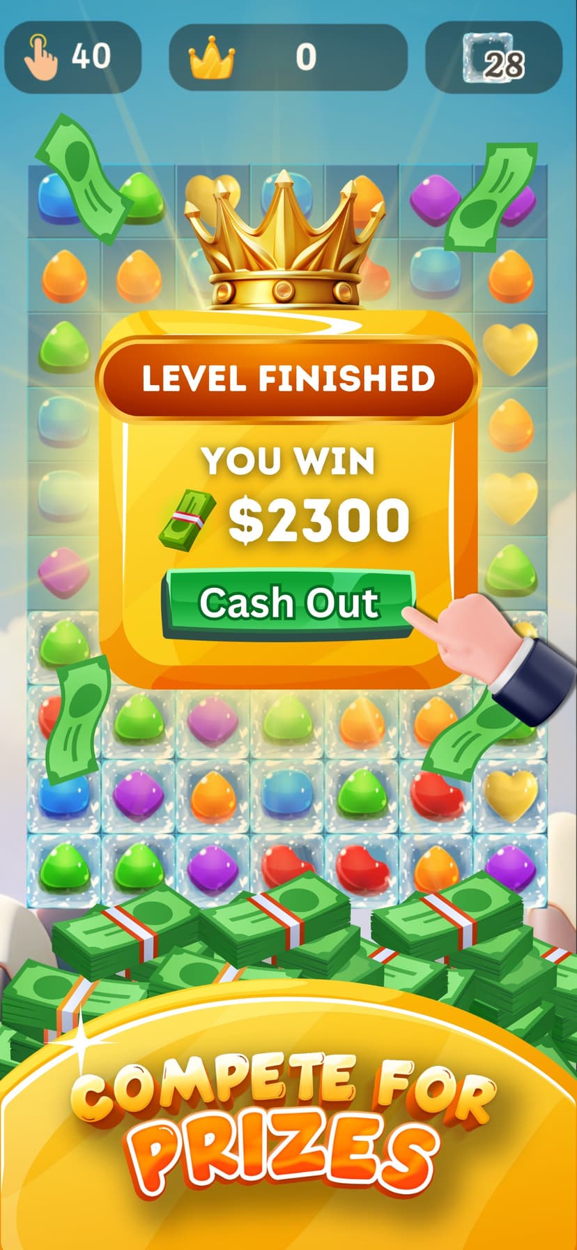 Sugar Cash Match3 Money Prizes screenshot 2 - screenshot